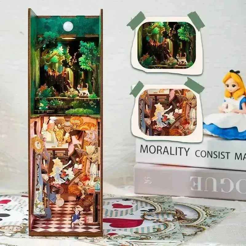 Rocoxia Alice in Wonderland DIY Book Nook Kit - Rocoxia
