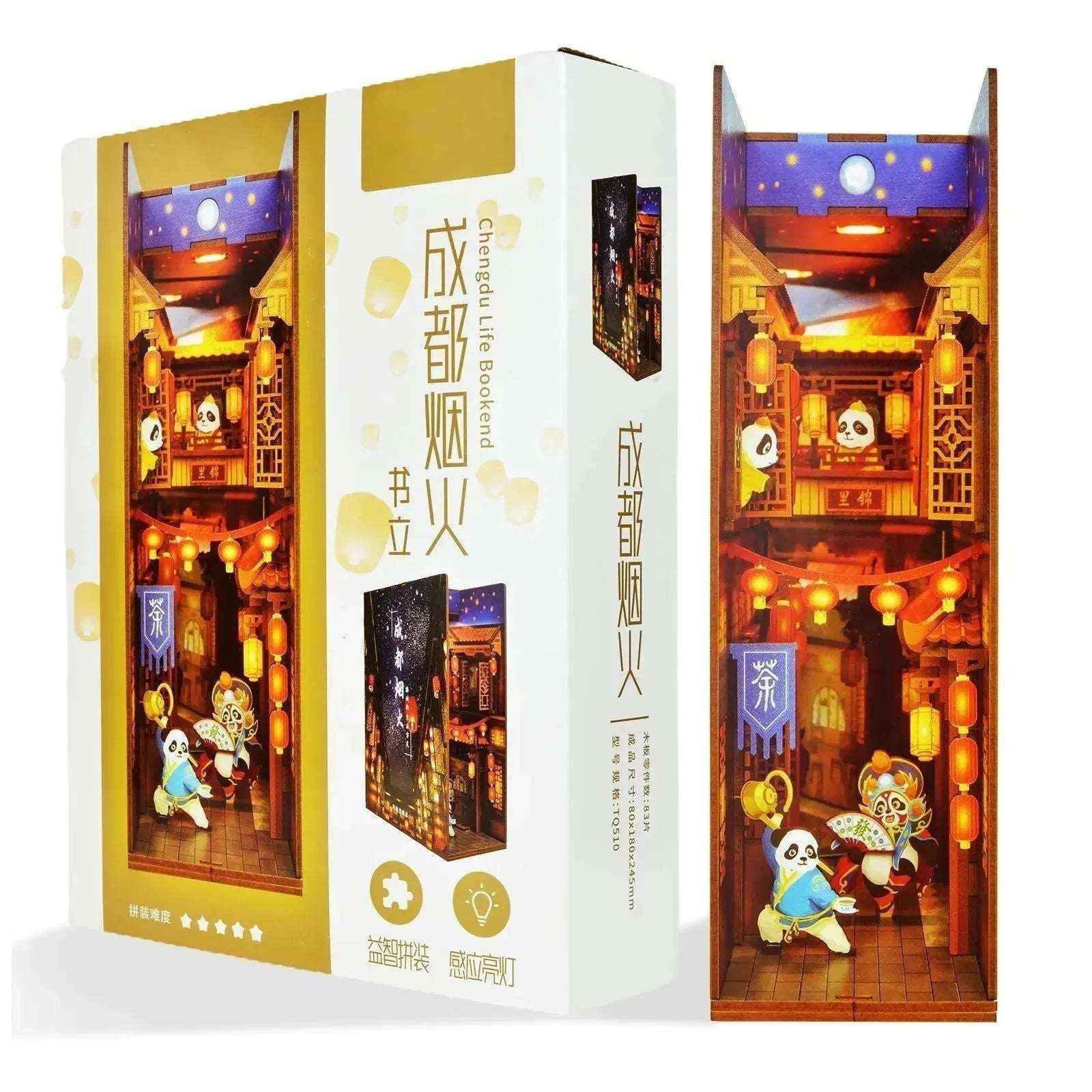 Rocoxia Chengdu Life DIY Book Nook Kit - Rocoxia