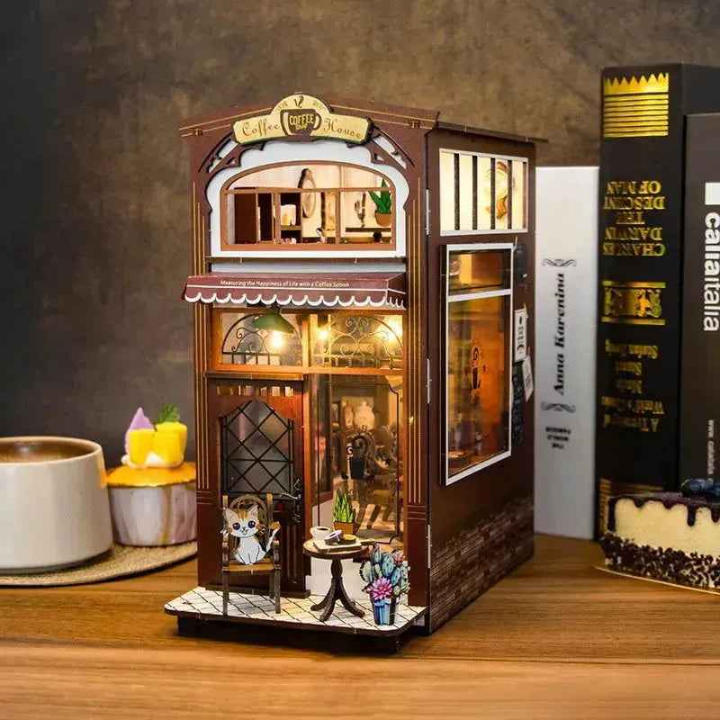 Rocoxia Coffee House DIY Book Nook Kit - Rocoxia