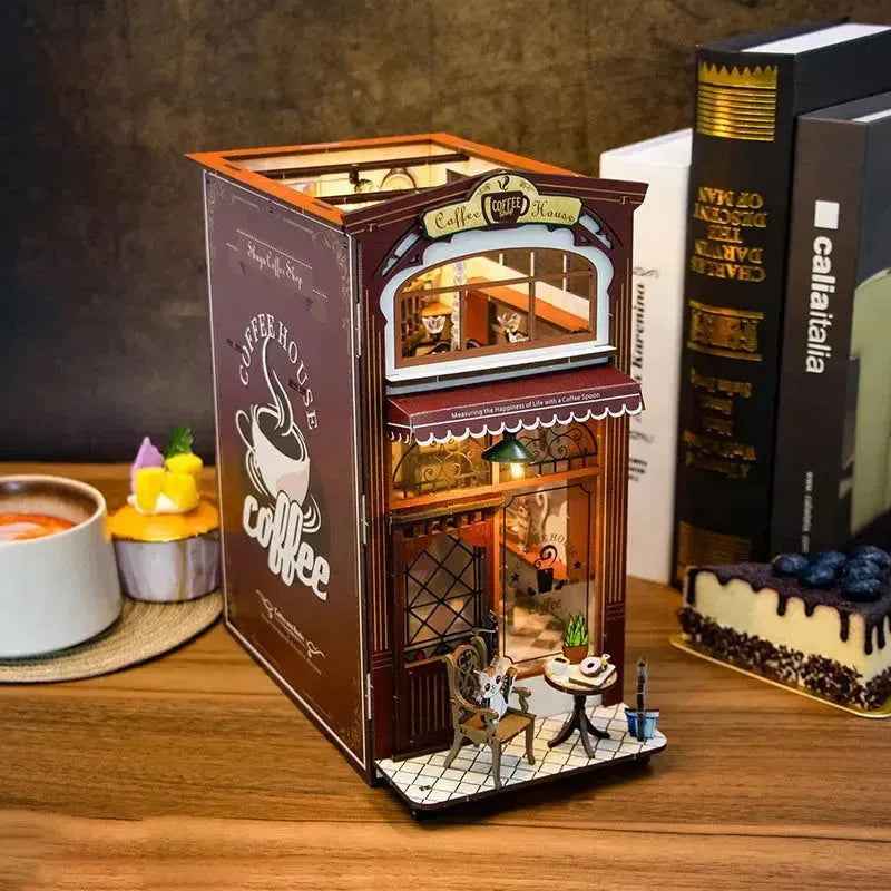 Rocoxia Coffee House DIY Book Nook Kit - Rocoxia
