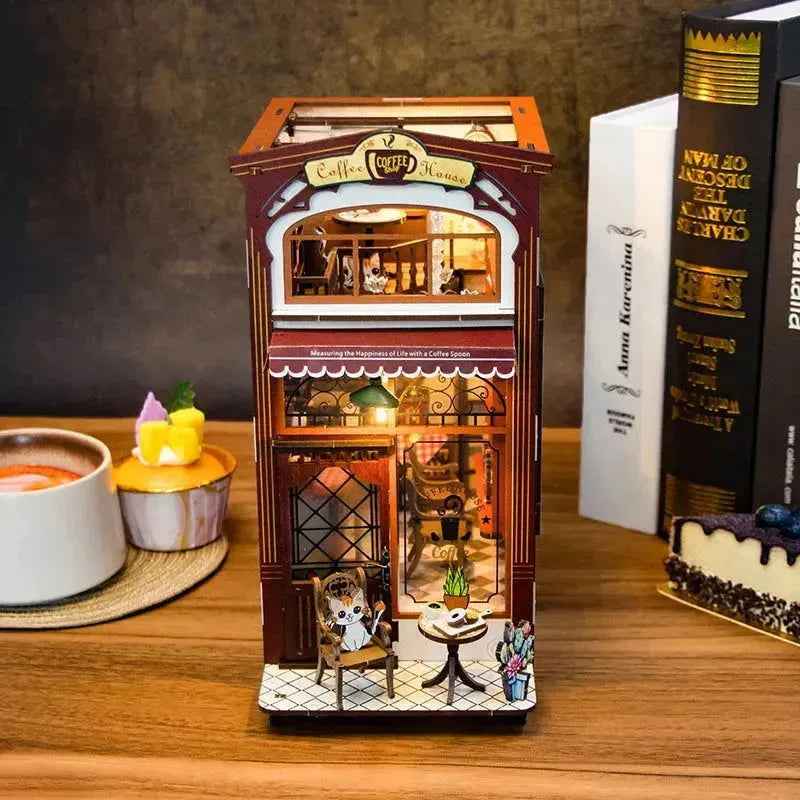 Rocoxia Coffee House DIY Book Nook Kit - Rocoxia