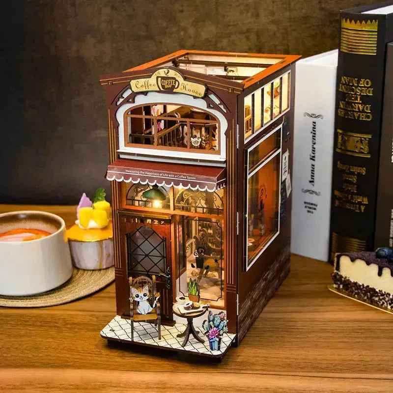 Rocoxia Coffee House DIY Book Nook Kit - Rocoxia