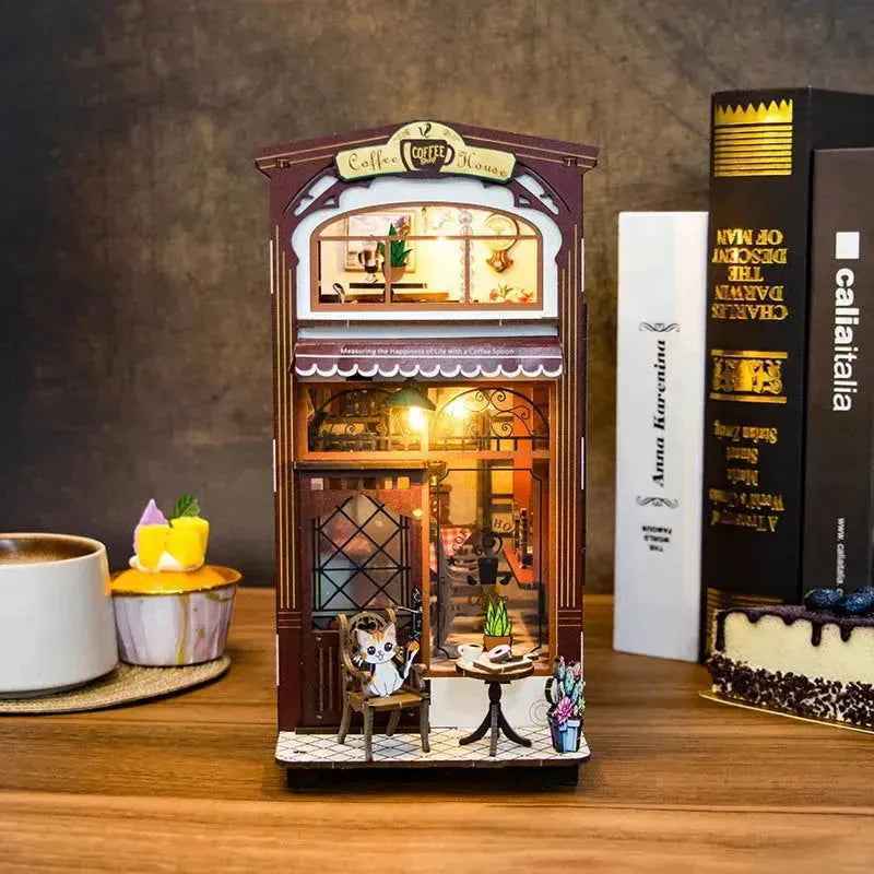 Rocoxia Coffee House DIY Book Nook Kit - Rocoxia