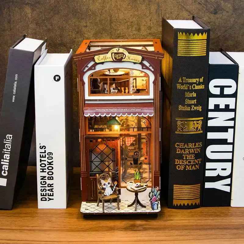 Rocoxia Coffee House DIY Book Nook Kit - Rocoxia