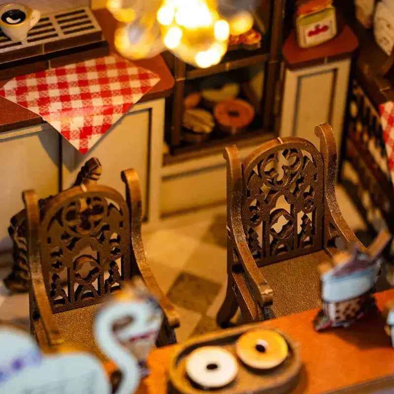 Rocoxia Coffee House DIY Book Nook Kit - Rocoxia