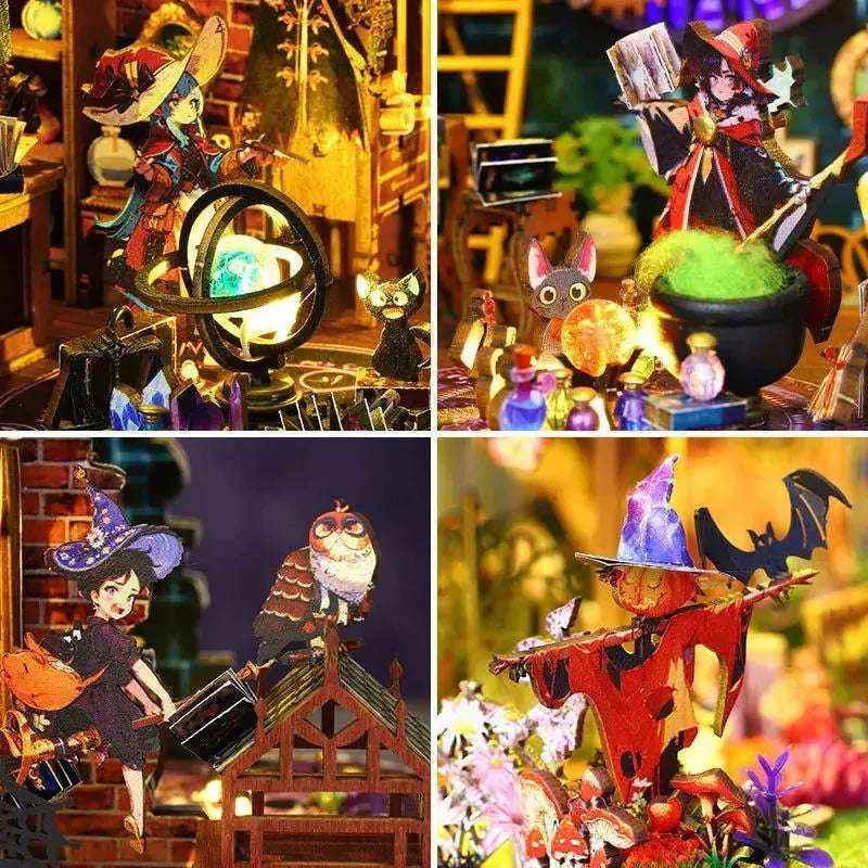 Rocoxia Elf House in the Forest DIY Miniature Dollhouse Kit - Rocoxia