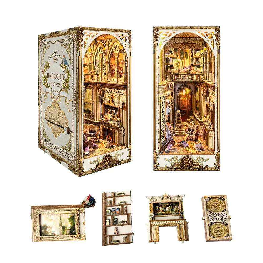 Rocoxia Gorgeous Manor DIY Book Nook Kit - Rocoxia