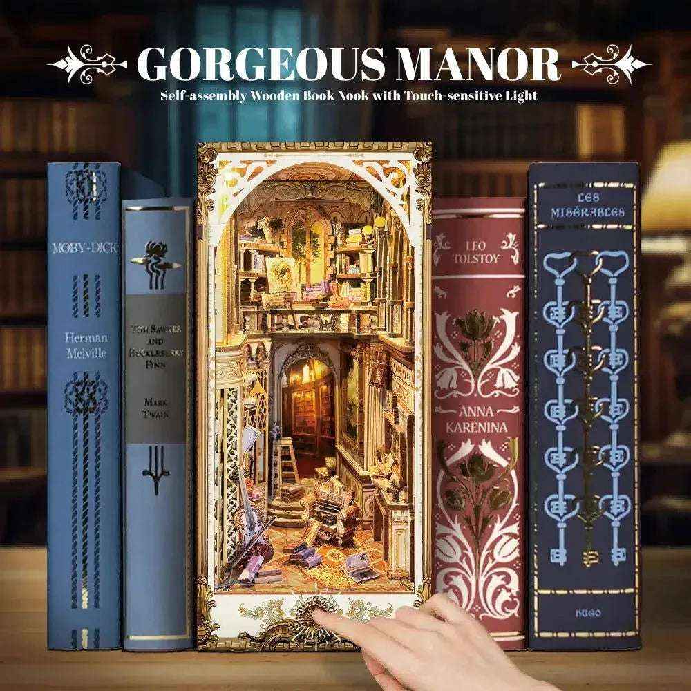 Rocoxia Gorgeous Manor DIY Book Nook Kit - Rocoxia