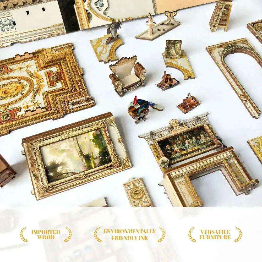 Rocoxia Gorgeous Manor DIY Book Nook Kit - Rocoxia