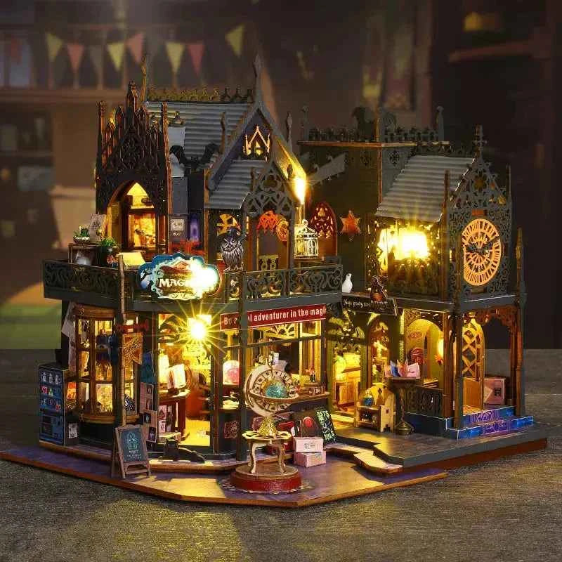 Rocoxia Holo Magic City DIY Miniature Dollhouse Kit - Rocoxia