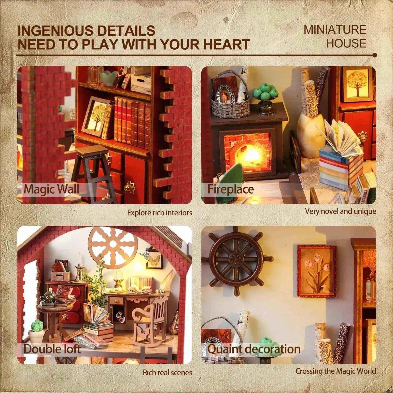 Rocoxia Magic Shack DIY Miniature House - Rocoxia