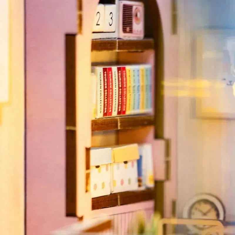Rocoxia Pink Loft DIY Book Nook Kit - Rocoxia