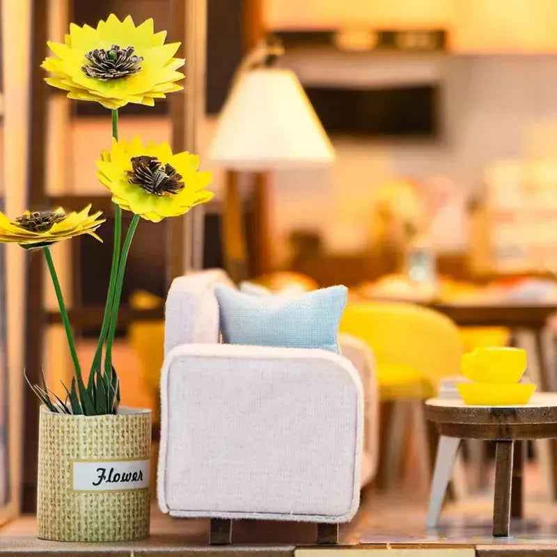 Rocoxia Pink Loft DIY Book Nook Kit - Rocoxia