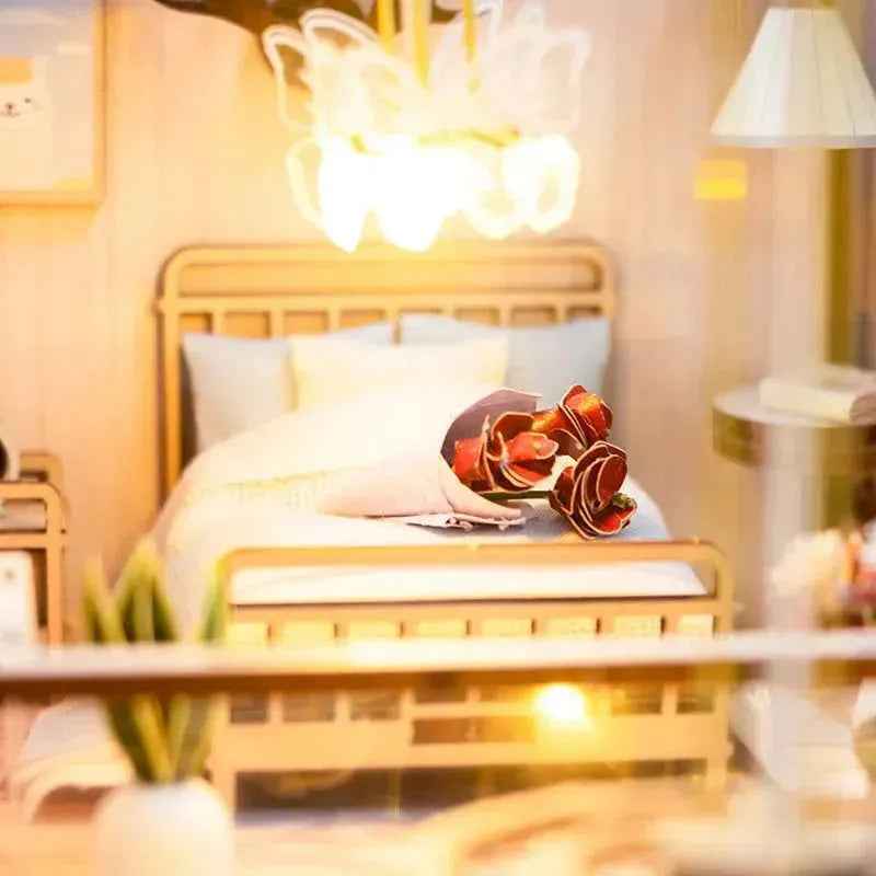 Rocoxia Pink Loft DIY Book Nook Kit - Rocoxia