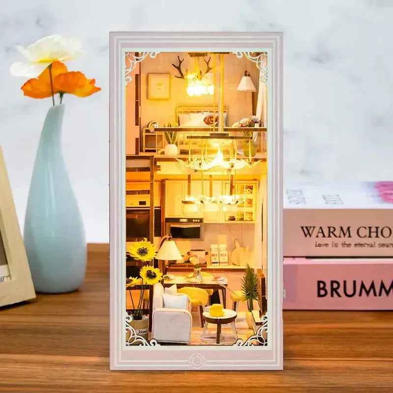 Rocoxia Pink Loft DIY Book Nook Kit - Rocoxia