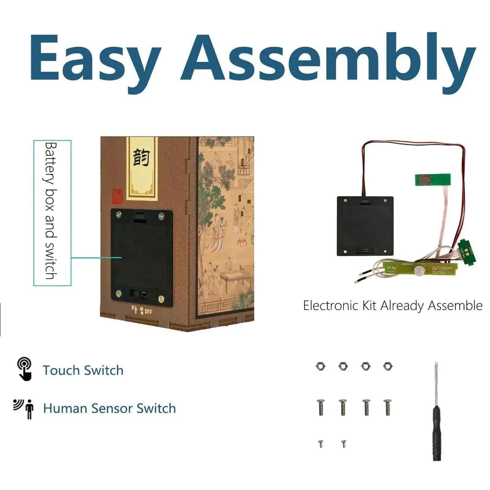 Rocoxia Song Dynasty DIY Book Nook Kit - Rocoxia
