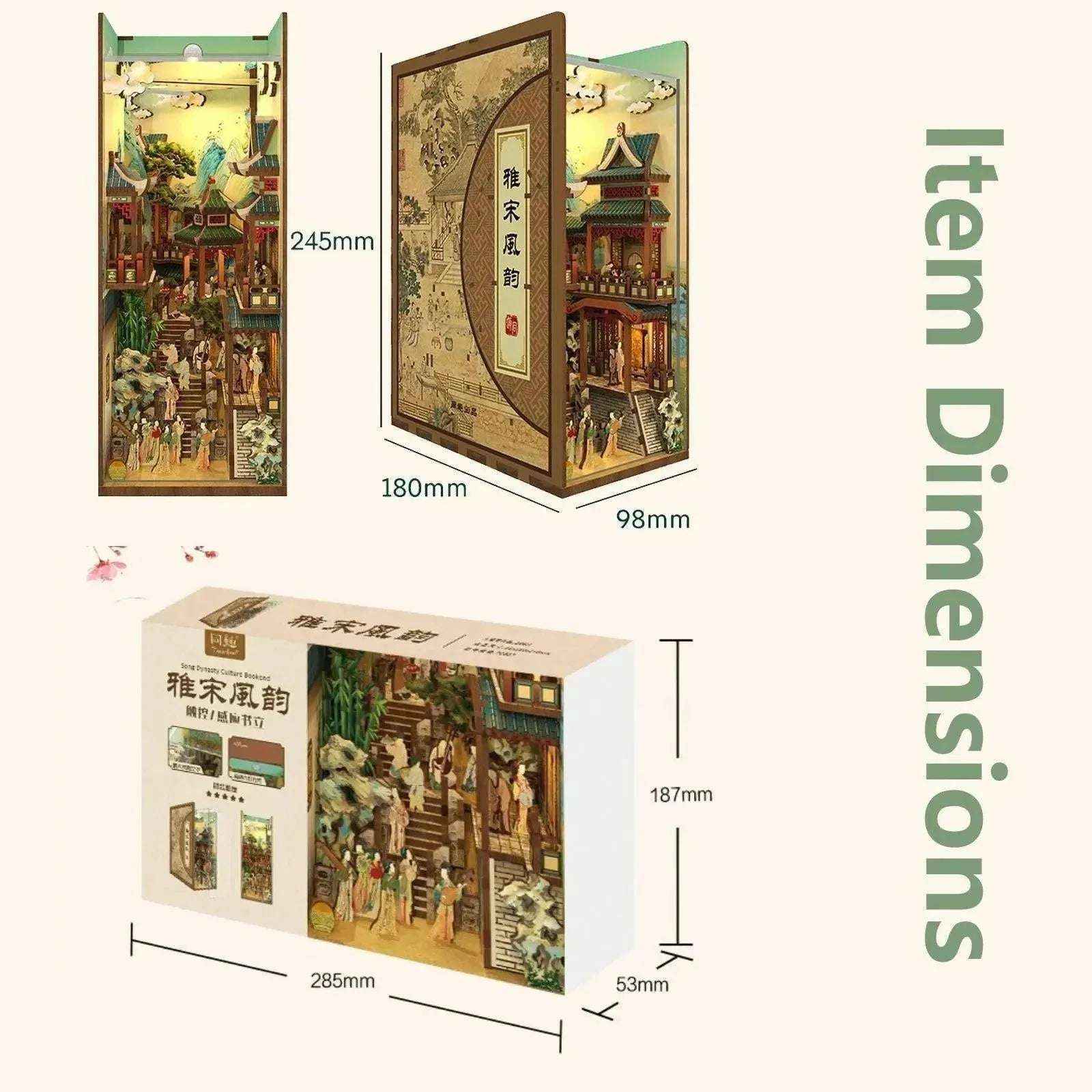 Rocoxia Song Dynasty DIY Book Nook Kit - Rocoxia
