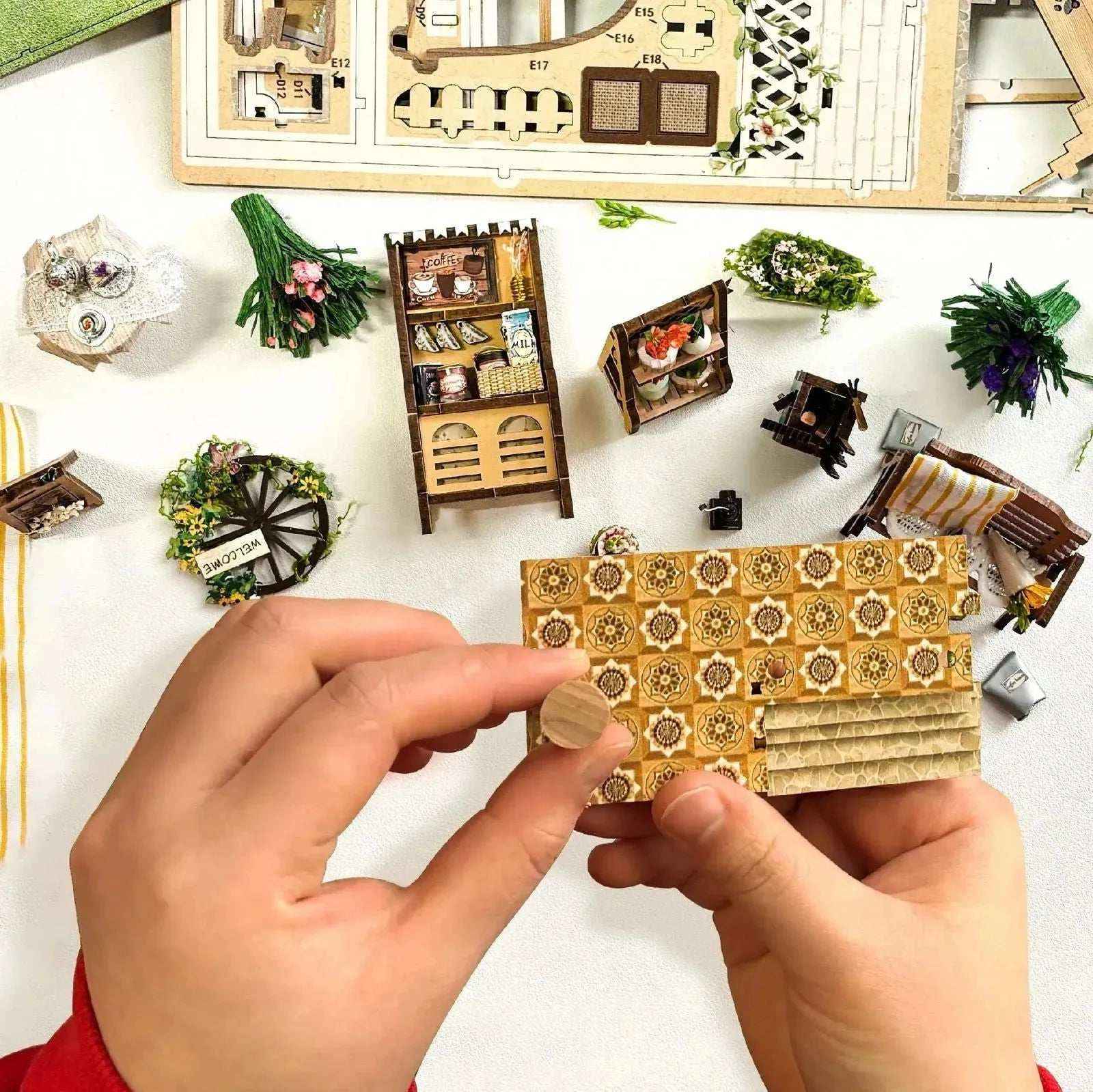 Rocoxia Sylvia Garden DIY Book Nook Kit - Rocoxia