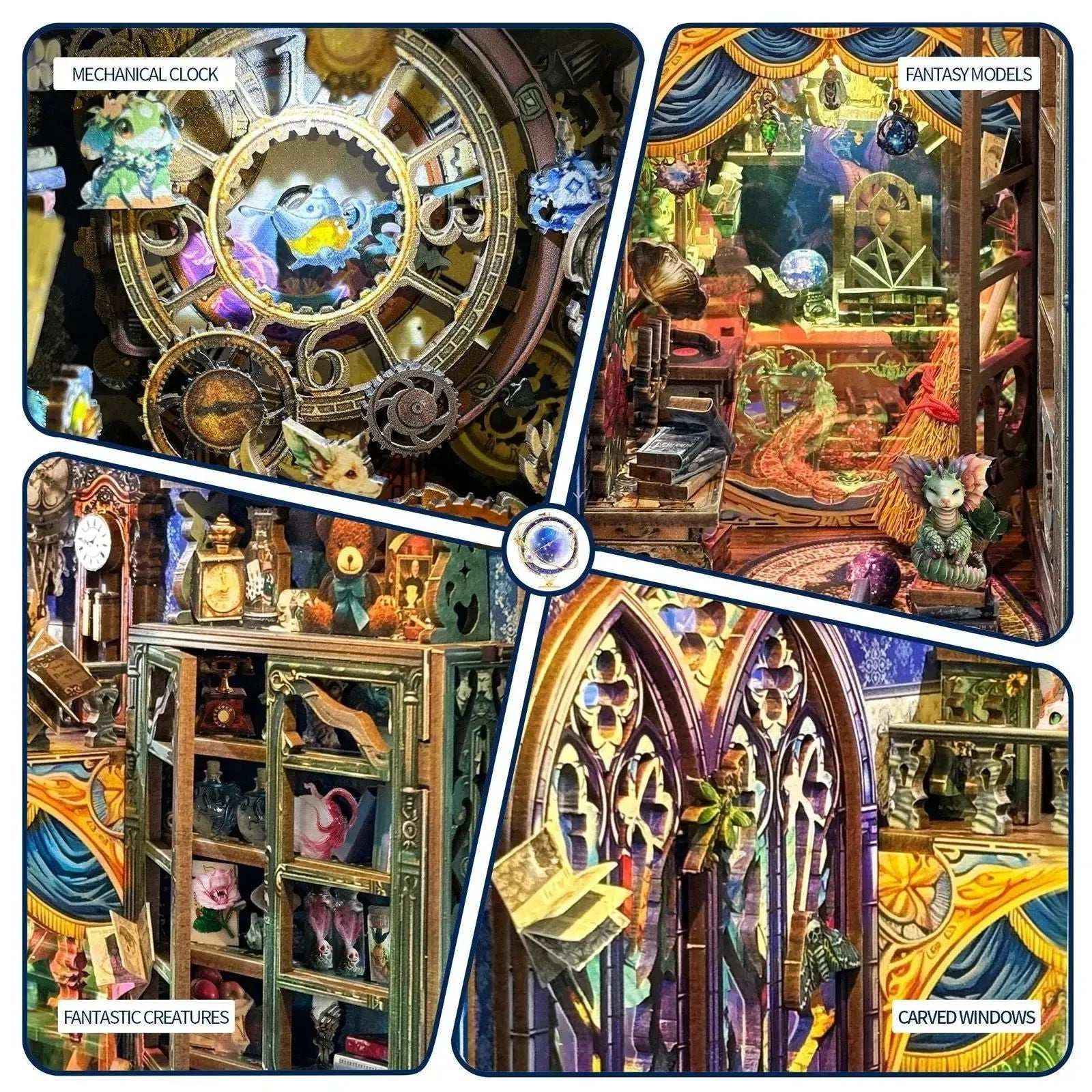 Rocoxia Fantasy Store DIY Book Nook Kit - Rocoxia