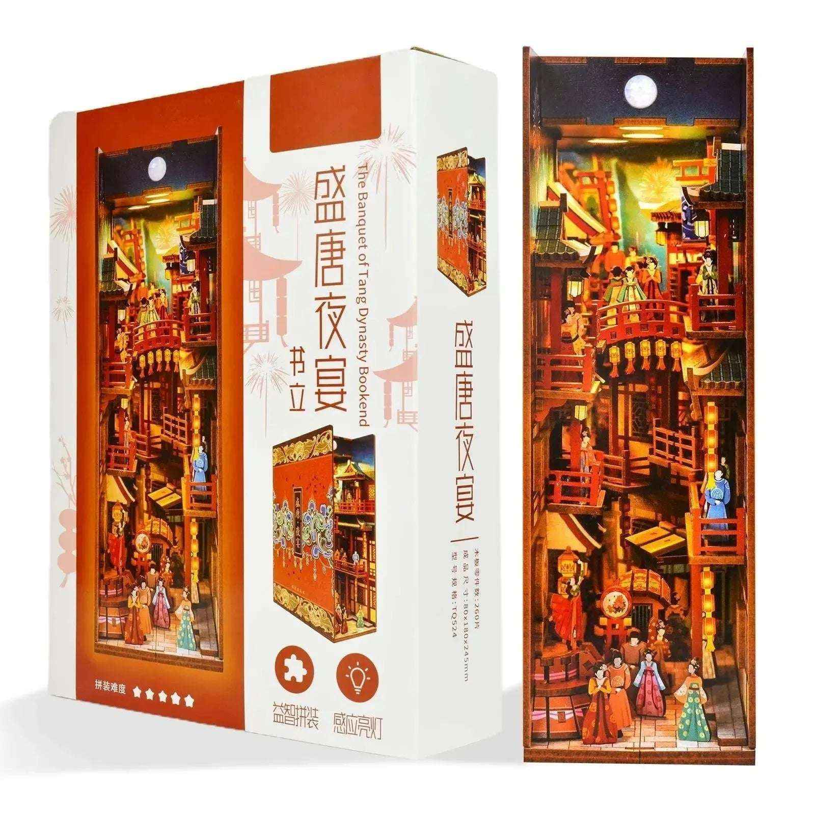 Rocoxia The Banquet of Tang Dynasty DIY Book Nook Kit - Rocoxia