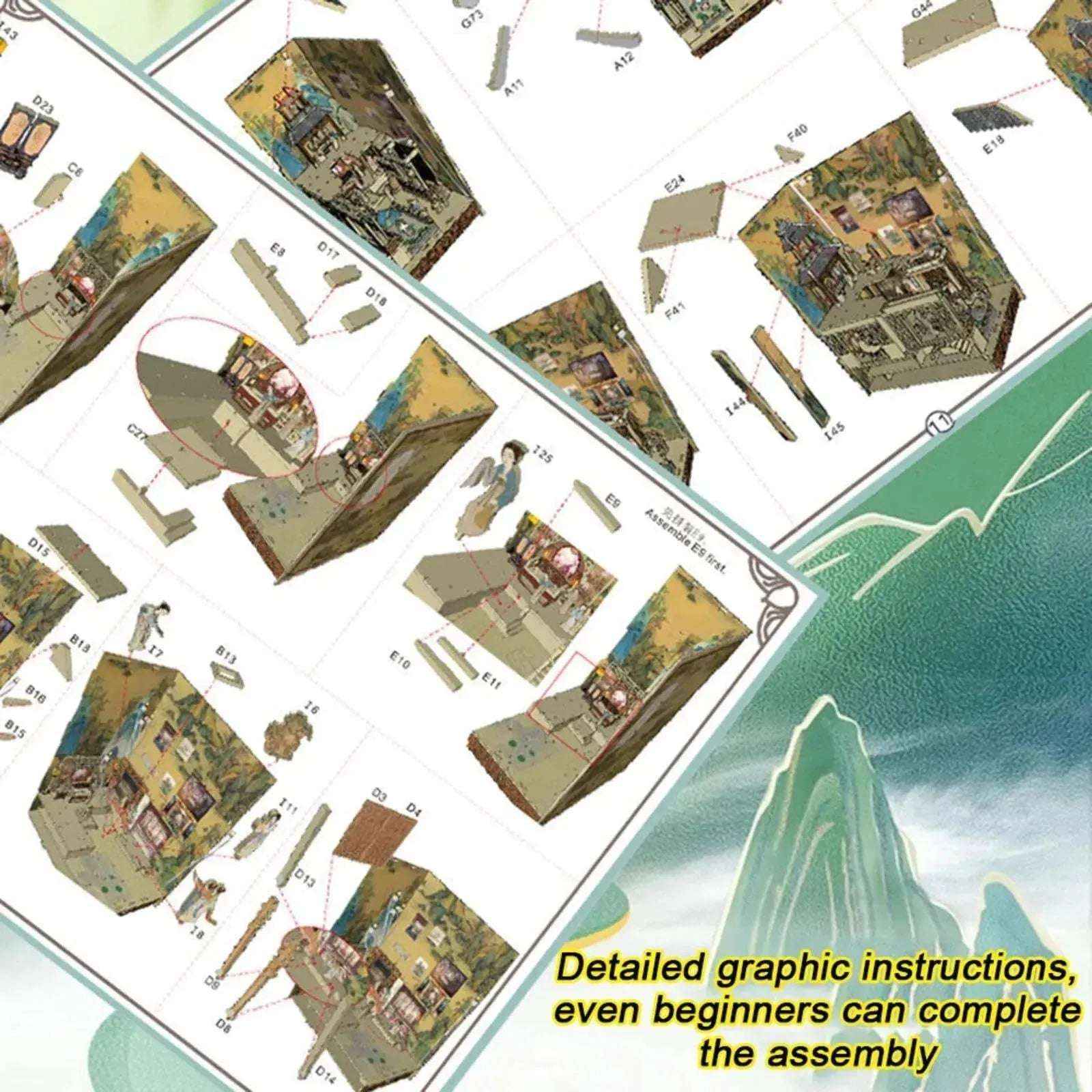 The imperial court in Han China DIY Book Nook Kit - ROCOXIA