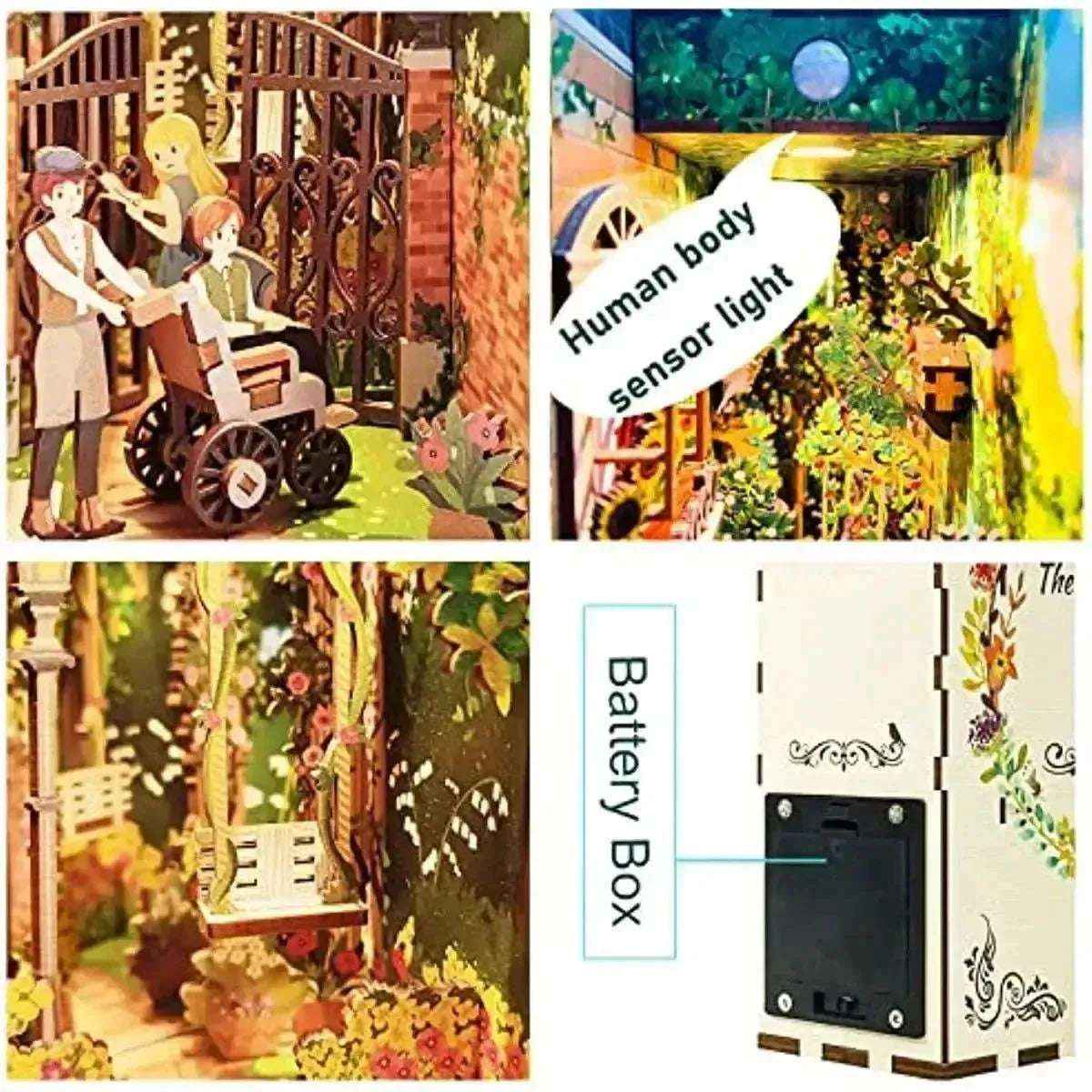 Rocoxia The Secret Garden DIY Book Nook Kit - Rocoxia
