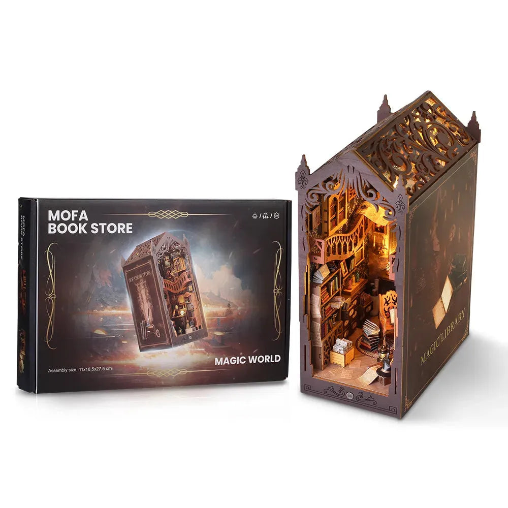 Rocoxia New Magic Library DIY Book Nook Kit - Rocoxia