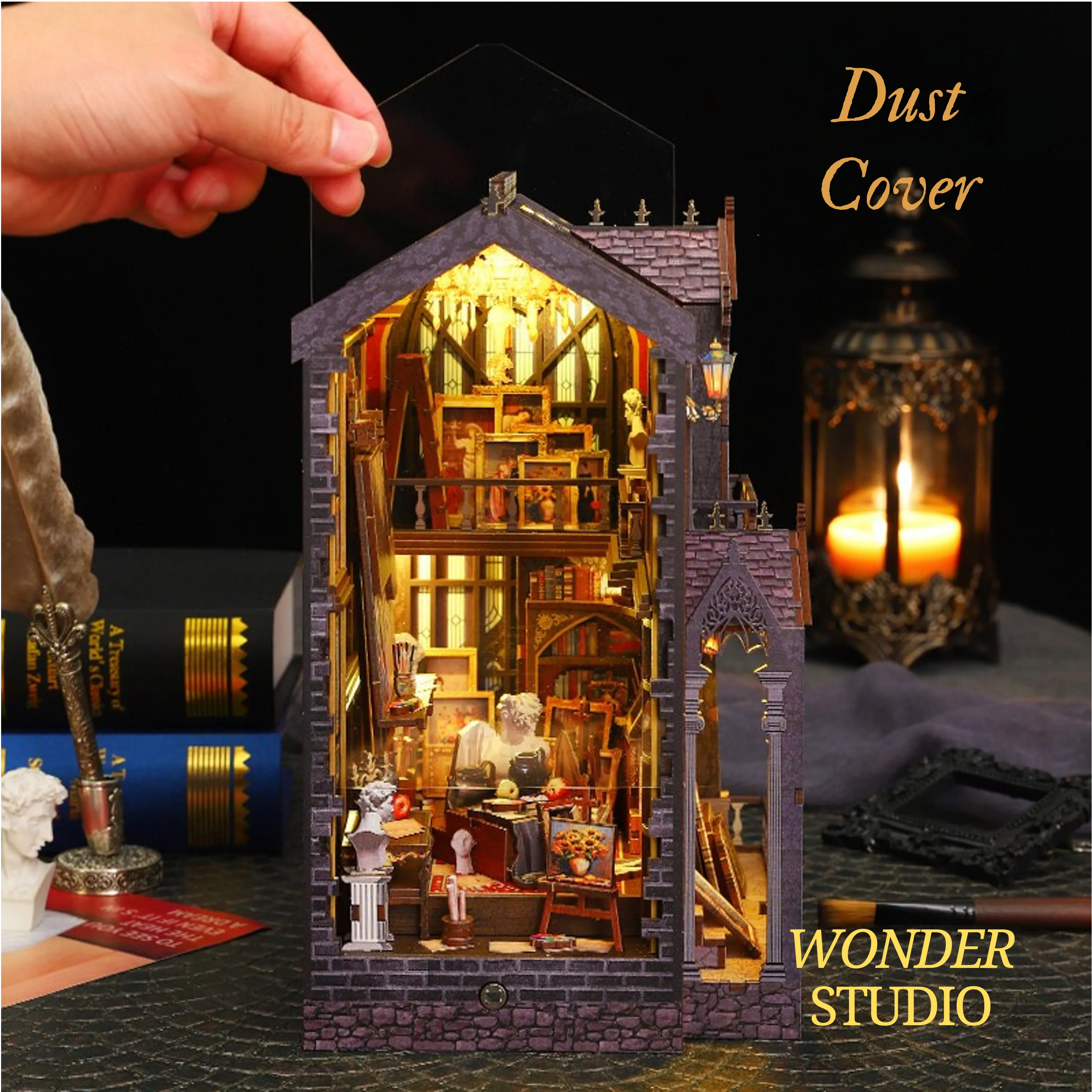 Rocoxia Wonder Studio DIY Book Nook Kit - Rocoxia