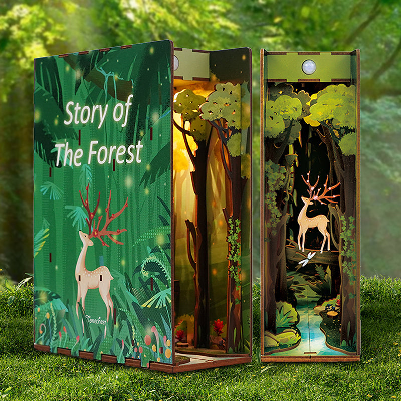 DIY Book Nook Kits: The Perfect and Bookshelf Insert Decoration - ROCOXIA