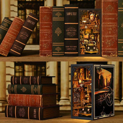 Rocoxia Vintage Motoring Memories DIY Book Nook Kit - Rocoxia