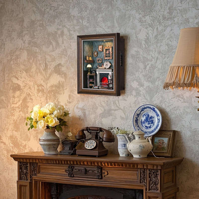 Fireplace DIY Book Nook Kit - ROCOXIA