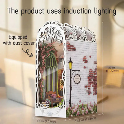 Flower House DIY Book Nook Kit - ROCOXIA