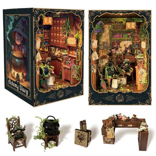 Alchemy Diary DIY Book Nook Kit - ROCOXIA