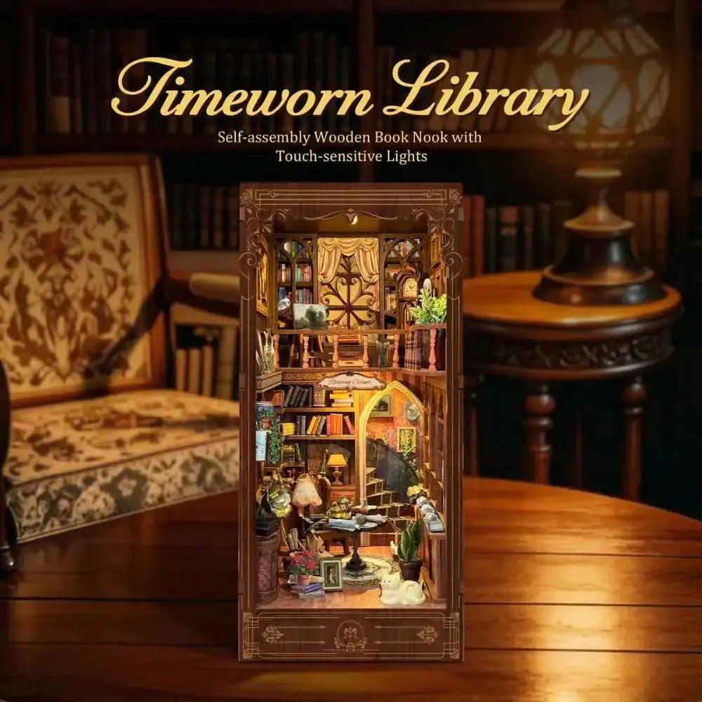 Timeworn Library Book Nook Kit - ROCOXIA