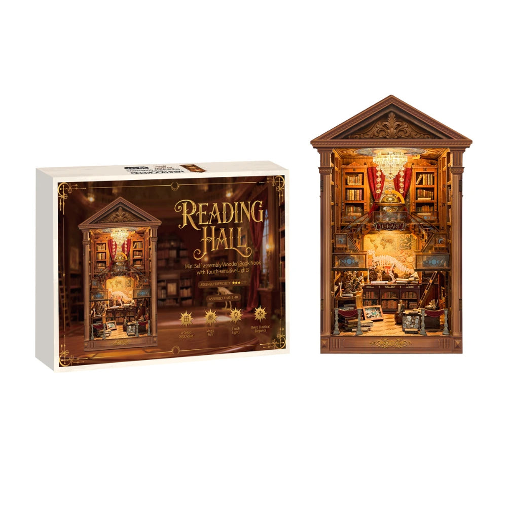 Reading Hall DIY Book Nook Kit - ROCOXIA