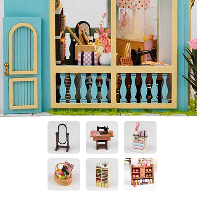Tailor Shop DIY Mini House Kit l DIY Miniature Kit