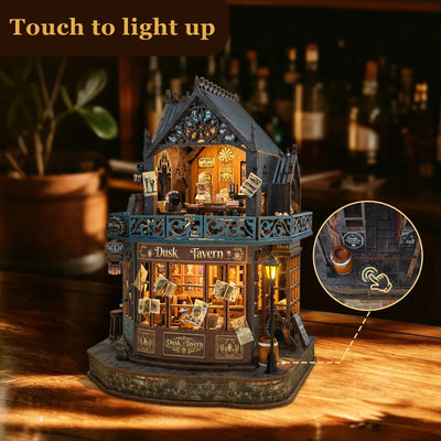 Twilight Tavern DIY Miniature House Kit - ROCOXIA
