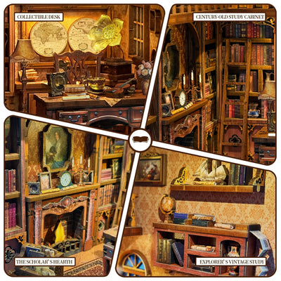 Vintage Archive DIY Book Nook Kit - ROCOXIA