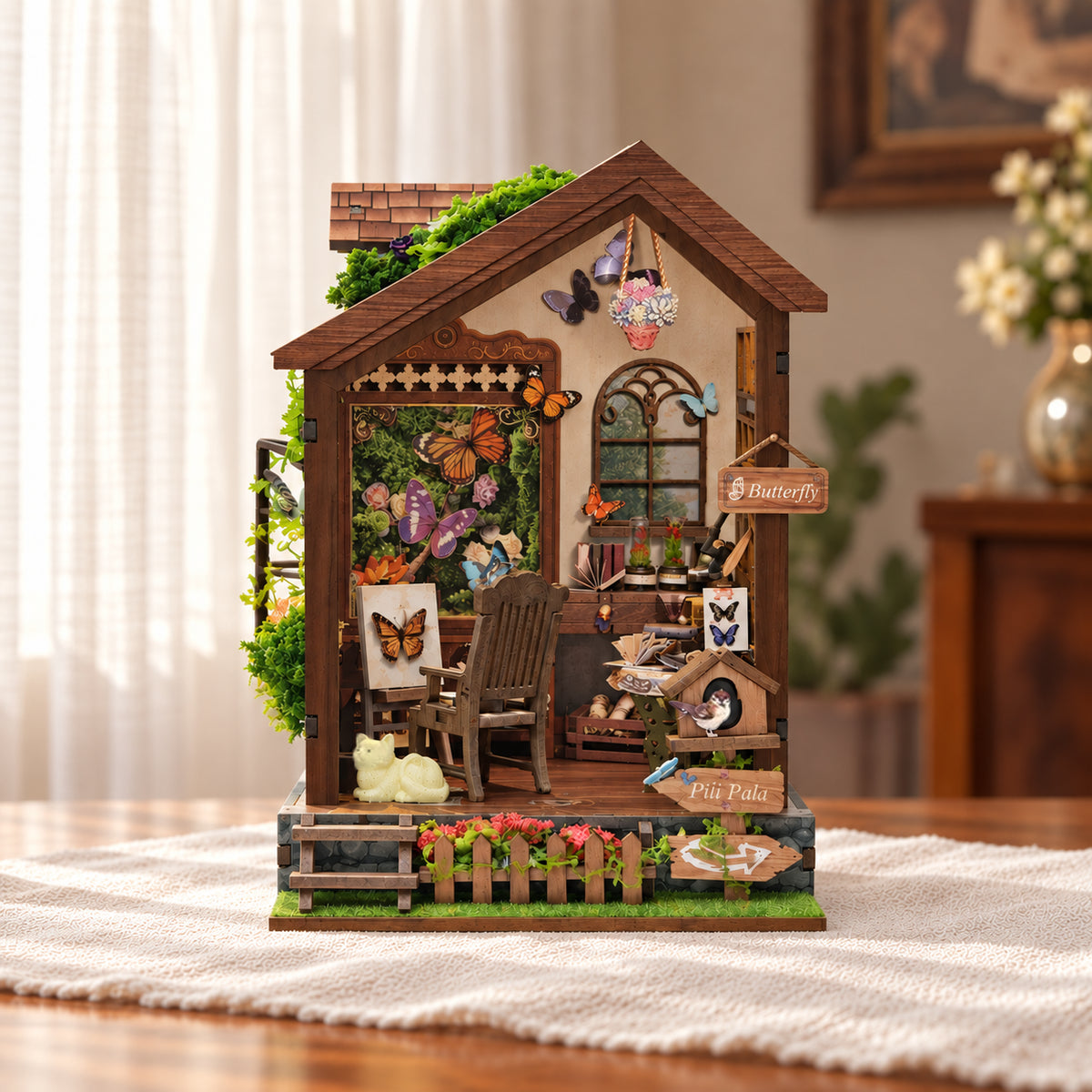 Butterfly House DIY Book Nook Kit