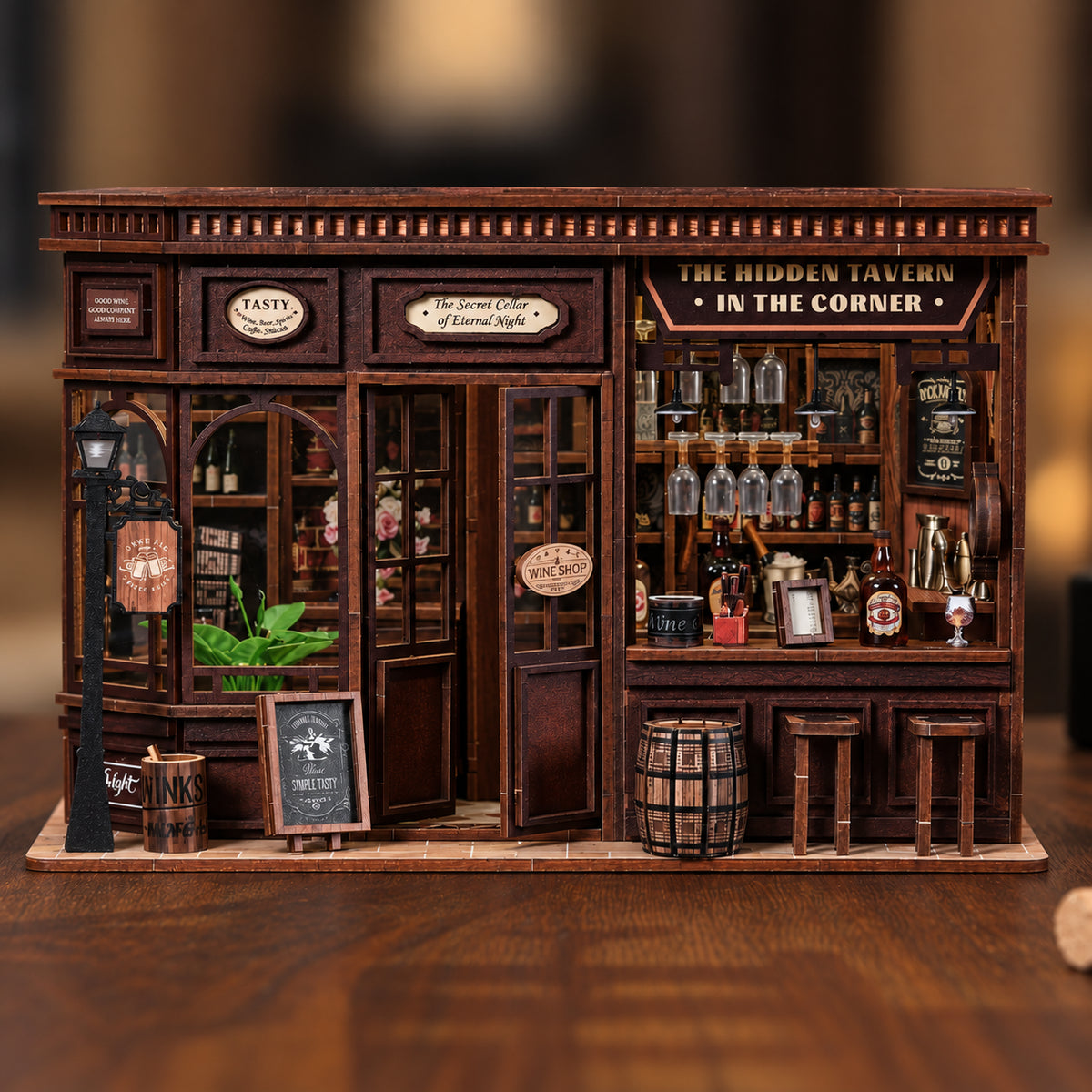 Kit de maison miniature DIY La taverne du coin l Kit miniature DIY
