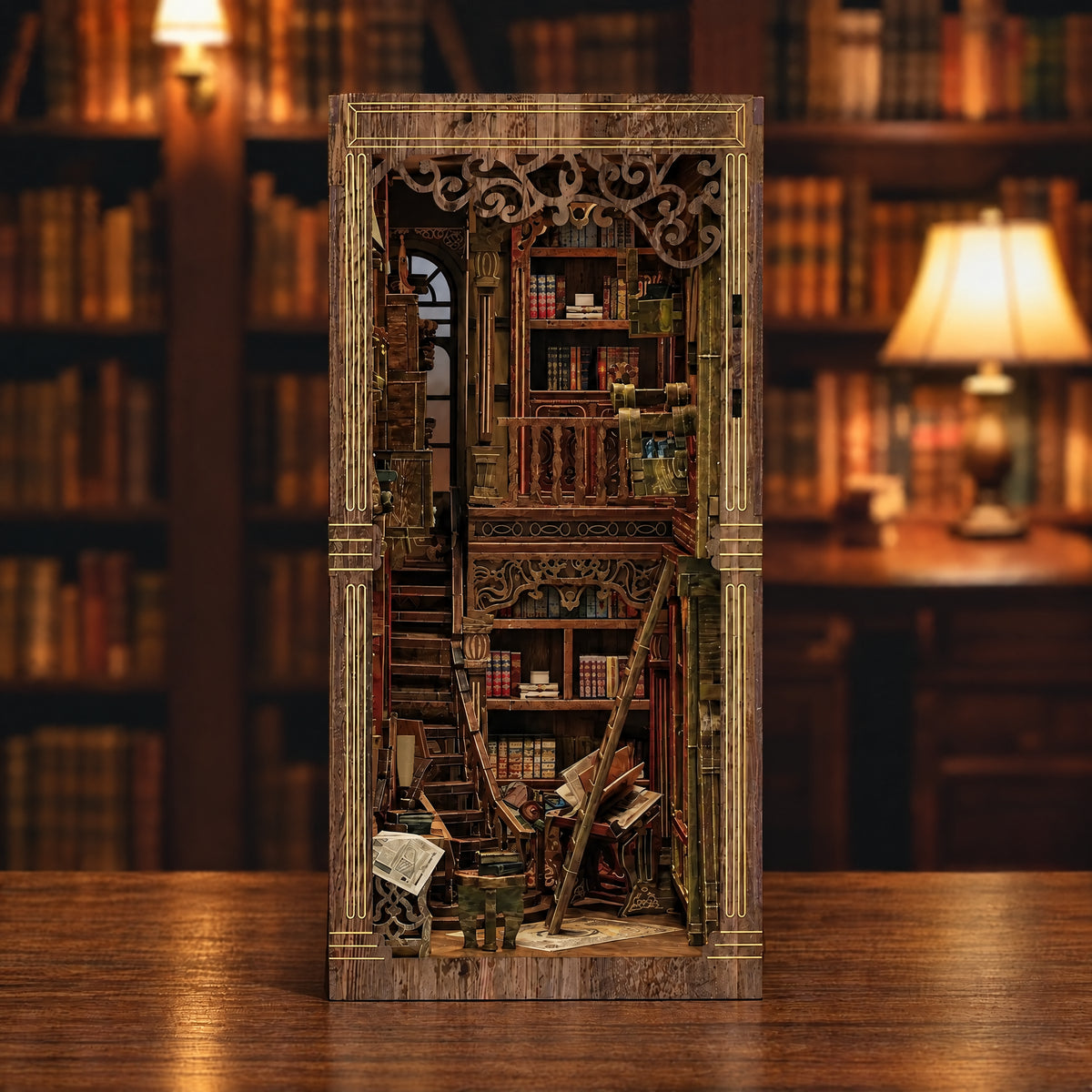 Ancient Book Collection Room DIY Book Nook Kit