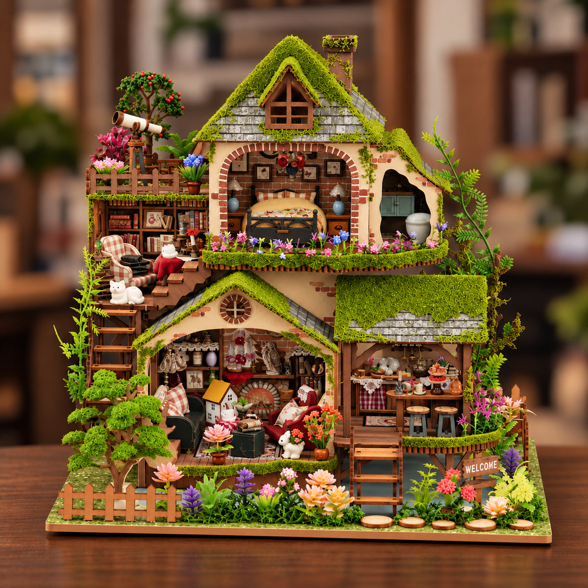 Forest Adventure DIY Mini House Kit l DIY Miniature Kit