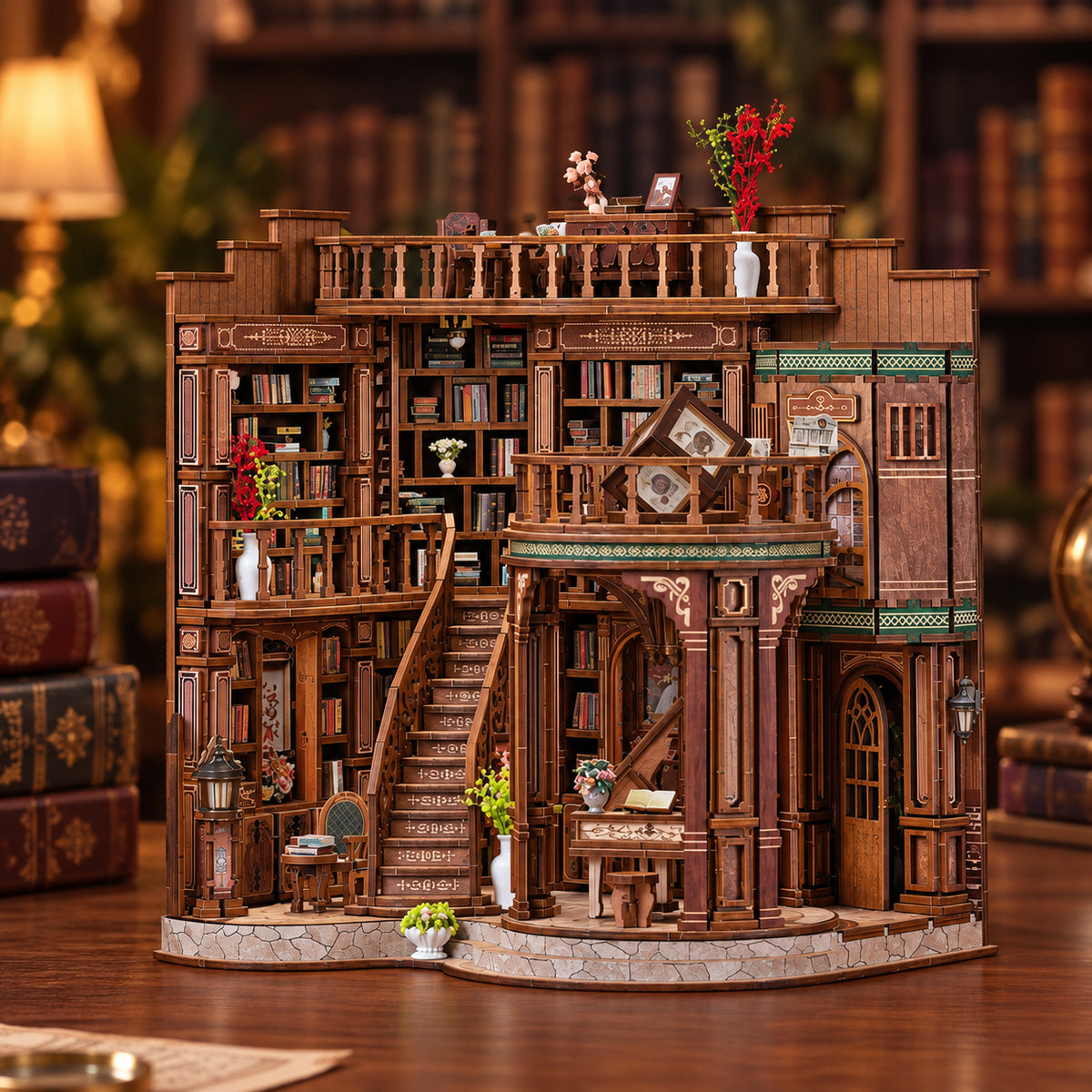 Dreamy Book Hall DIY Miniature Kit