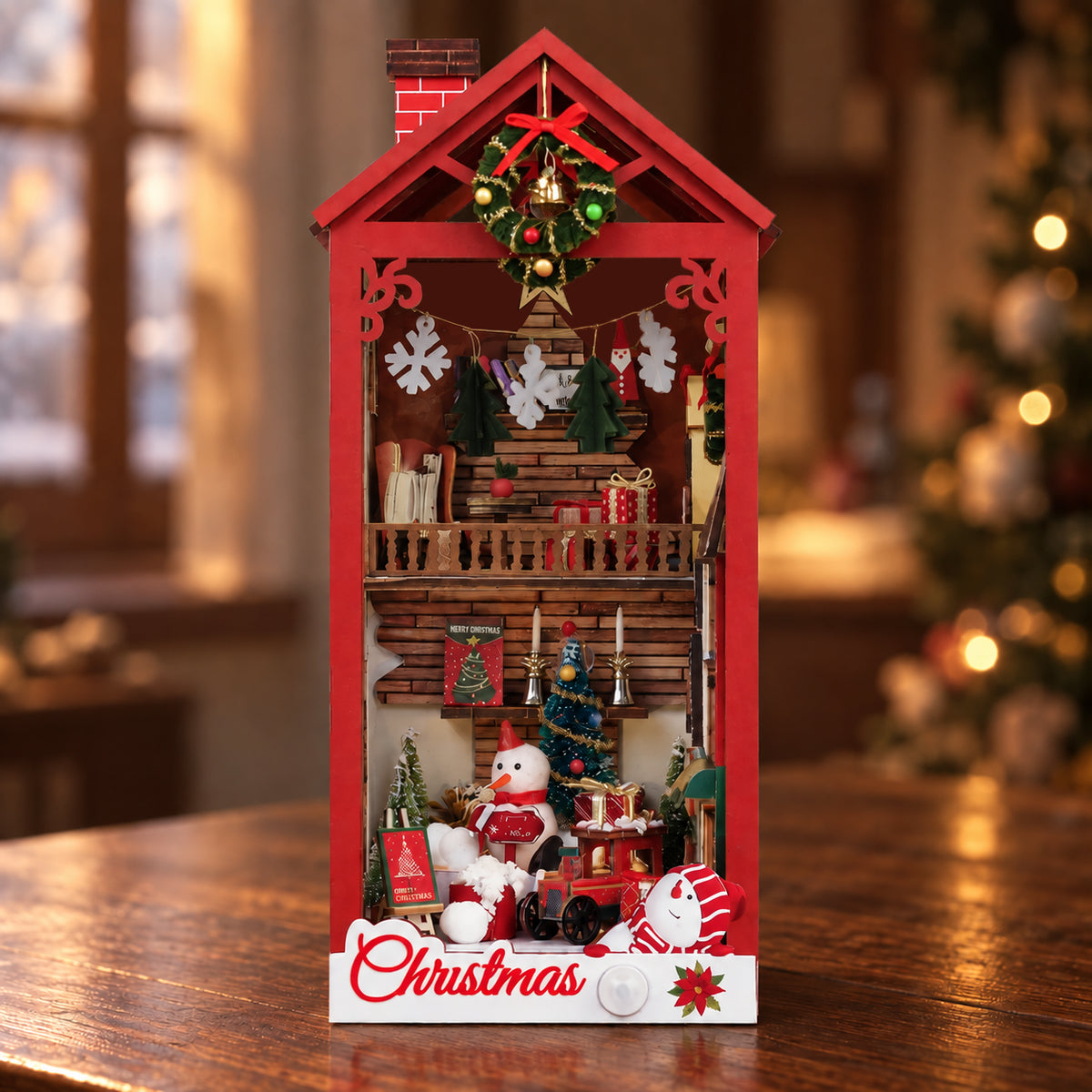 Kit de bricolage de coin de livre de Noël