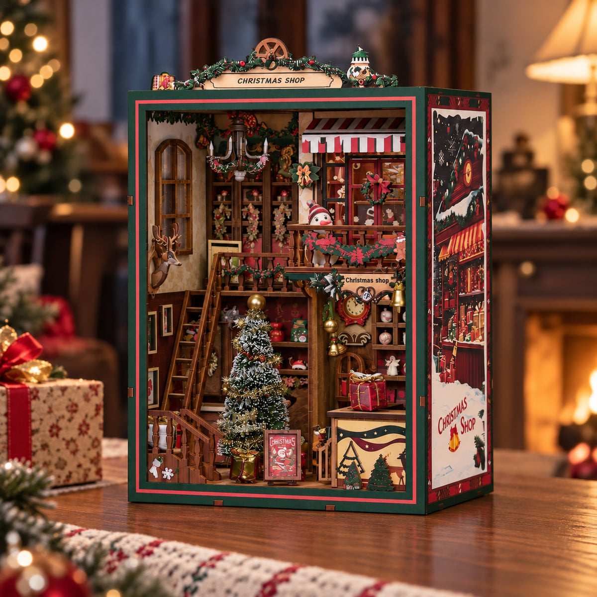 Christmas Shop DIY Book Nook Kit