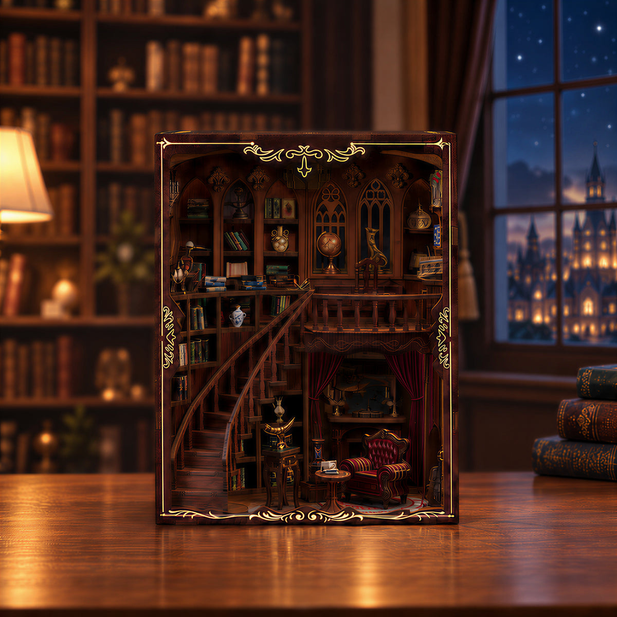 Ancient Rhyme Library DIY Book Nook Kit