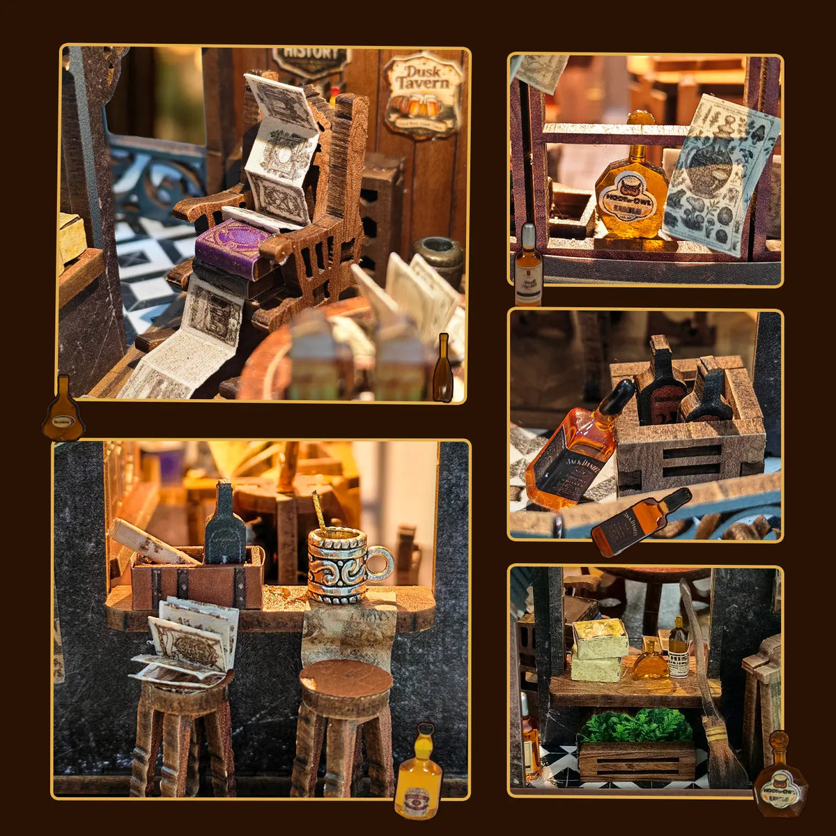 Twilight Tavern DIY Miniature House Kit - ROCOXIA