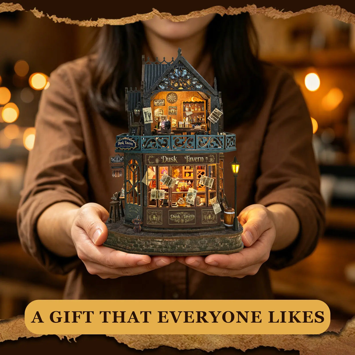 Twilight Tavern DIY Miniature House Kit - ROCOXIA