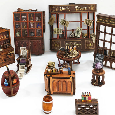 Twilight Tavern DIY Miniature House Kit - ROCOXIA