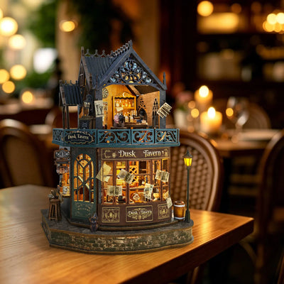 Twilight Tavern DIY Miniature House Kit - ROCOXIA